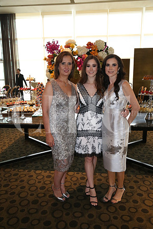 Marcela Morales de González, Jimena Villarreal y Blanca Hinojosa de Villarreal