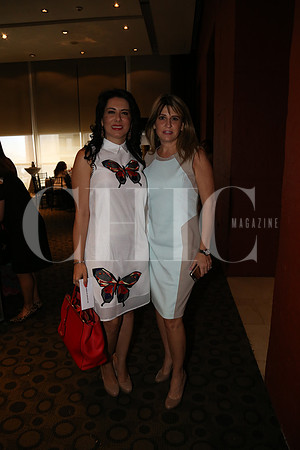 Milly Batarse de Ibarra y Alejandra Sáenz de Garza