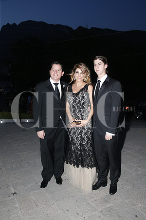 Juan Carlos Elizondo, Gaby Aceves de Elizondo y Juan Carlos Elizondo