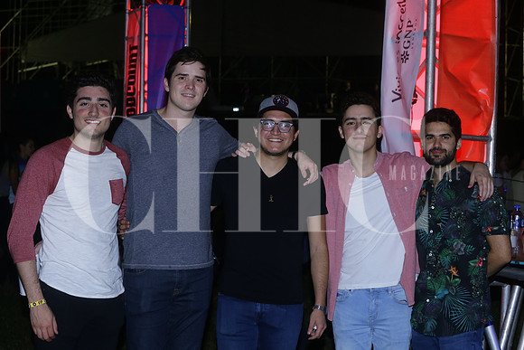 Diego Trevi§o, Adri†n Galan, Ramiro Quiroz, Roberto Kalifa y Mauricio Canales
