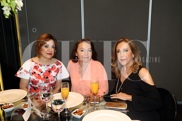 Gloria Fernández de Tenrreiro, Martha Cárdenas de Fernández y Graciela Miranda de Fernández
