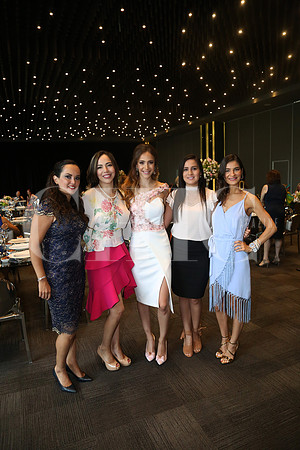 Isela Leal de Martínez, Alma Leal de Castilla, Martha Campa, Adriana Rentería y Carolina Asis