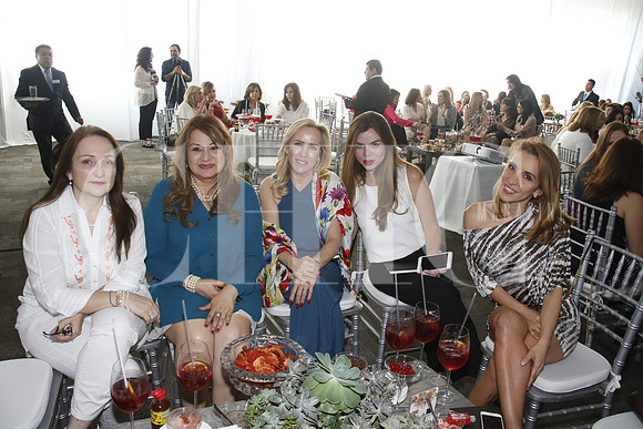 Thelma Zambrano de  De Hoyos,  Olivia Domínguez de Romero, Ana Girare, Mayté Morello y Pilar Ortegón2
