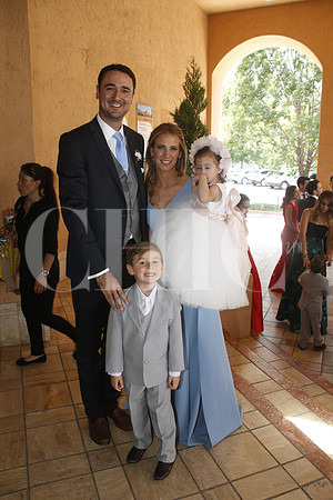 Everardo García, Maricela Estrada de García, Santiago García y Daniela García