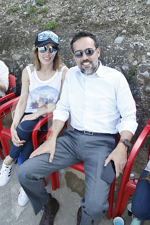Vero Mattai de Canales y Bernardo Canales