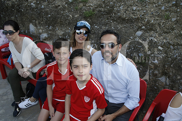 Vero Mattai de Canales, Bernardo Canales, Andrew Taum y Paolo Canales