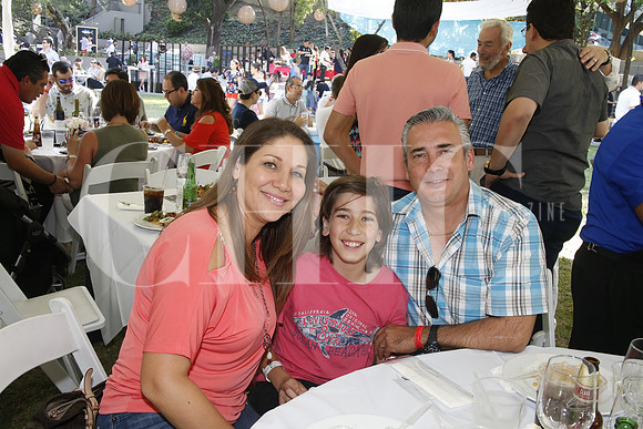 Caty Villarreal, Alberto Quiroga y Arturo Quiroga