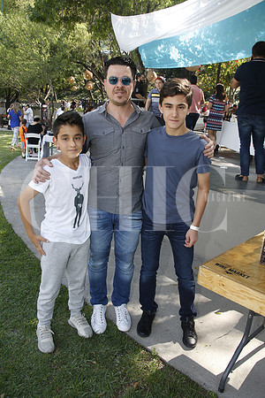 Daniel Falcón, Humberto Falcón y Marcelo Falcón