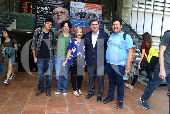Romario García, Marco Covarrubias, Patricia Martínez, David Garza y Miguel Solano
