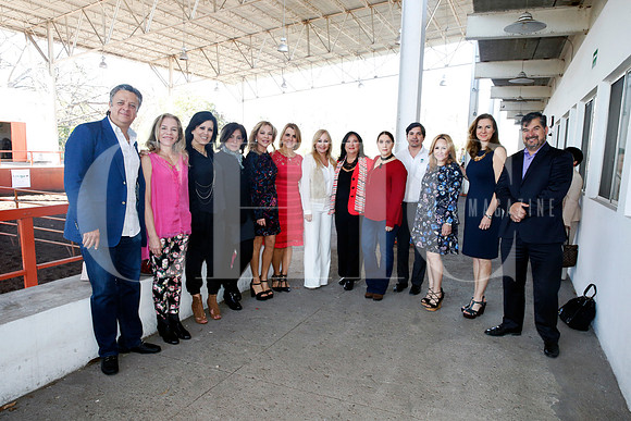 1.-Agustín Suárez, Vicky Benavides, Pilar Treviño, Alejandra Álvarez, Cristy Pérez de Noyola, Claudia Ibarra, Marcela Ayala,