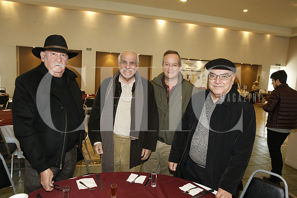 Federico Cantú, Lucas De la Garza, Eugenio Benavides y Gregorio Farías