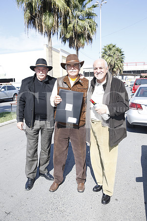 Federico Cantú, Reynaldo Farías y Lucas De la Garza