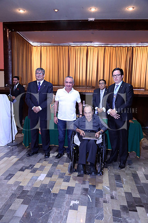 Jesús Arzola, Luis Canales, Eliezer Canales y Juan Manuel Quintanilla