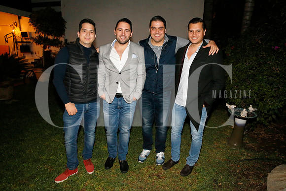 Ángel Malagón, Marcelo Álvarez, Hugo Peña y Alex Fernández