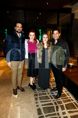 Fito De la Fuente, Alejandra Romo de De la Fuente, Myriam Martínez de Montalvo y Delio Mondtalvo