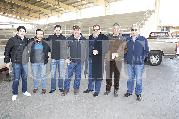 Adrián Garza, Renán Rodríguez, Adolfo Garza, José Reyes, Reynaldo Farías De la Garza y Francisco Garza