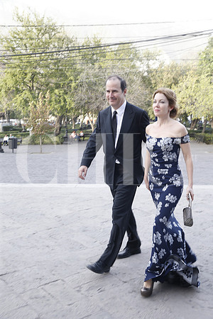 Alberto Fernández y Alejandra Domínguez de Fernández
