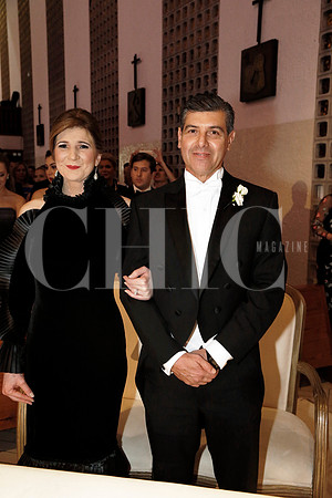 Lucía Fernández de Lozano y Humberto Lozano (papás de la novia)