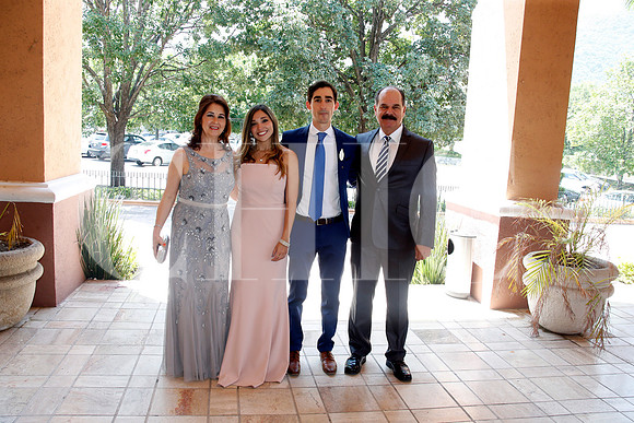 Cristina Mena de Canseco, Paulina Casso, David Canseco y Paulino Canseco