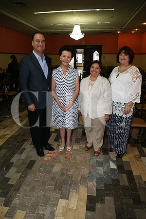 Jorge García Segovia, Tere García de Madero, Hilda Narcedalia  Enríquez de Arzola y Eva Maricela Treviño de Cruz
