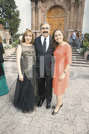 Luly Domene de Clariond, Benjamín Clariond y Luly Clariond
