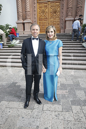 Óscar De la Garza y María Clariond de De la Garza