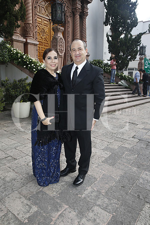 Martha de Fernández y Raúl Fernández