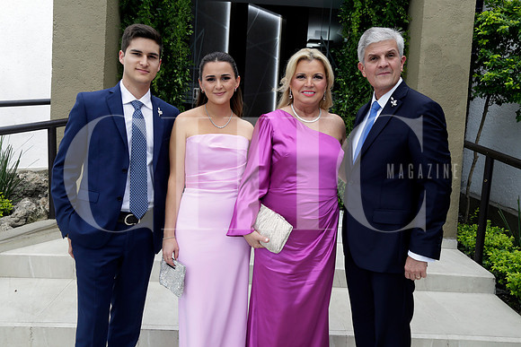Patricio Garza, Paty Coronado, Paty Rodríguez de Coroando y Ricardo Coronado