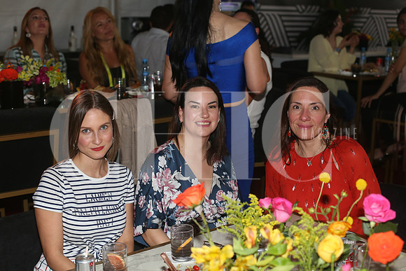 Lore Santos de Benet, Nora Paez de Levy y Claudia Balli