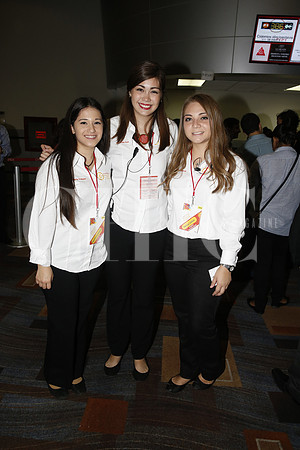María Dolores González, María Fernández y Melissa Saldívar