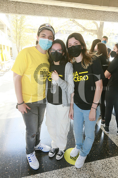 René Chapa, Daniela Delgado y Roberta Mireles