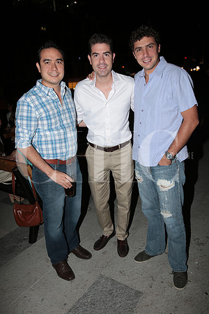 Raul Monier, Alejandro Villarreal y Bernardo Vivanco Sada