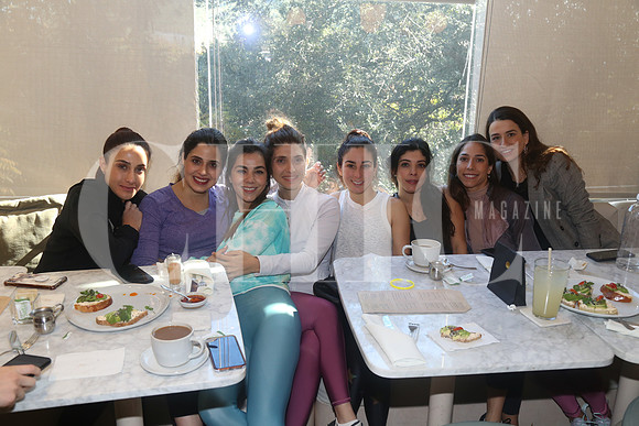 Maru, Vero, Connie, Katya, Hania, Regina, Andrea y Tere