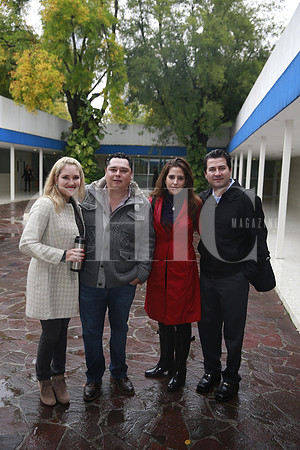 Cynthia de Gonzalez, Israel Gonzalez, Alejandra Paz de Flores y Gustavo Flores