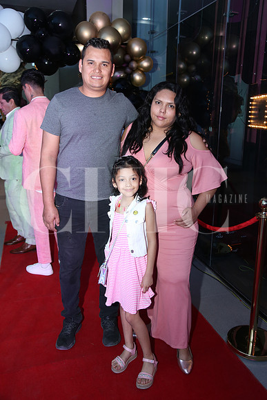 Marcos Cruz, Fatima Escobar y Rebeca Cruz