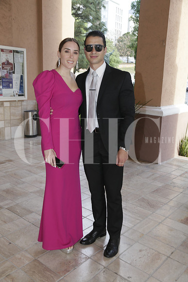 Estefania Elizondo y Jesús Leal