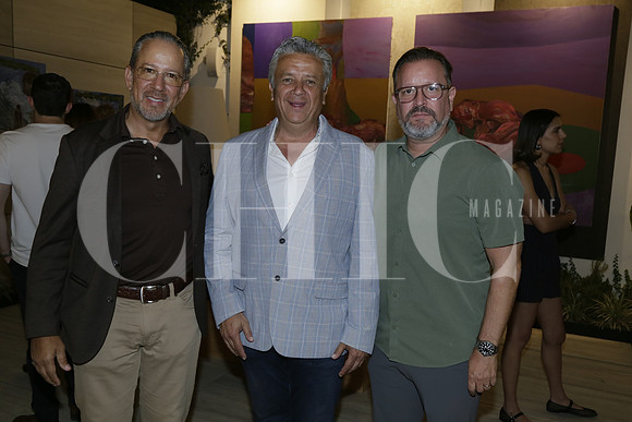 Guillermo Durán , Agustín Suárez y Bernardo Pozas
