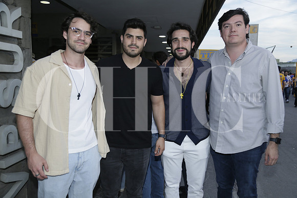 Josefino Arco, José González, Francisco Vázquez y Francisco Cabada