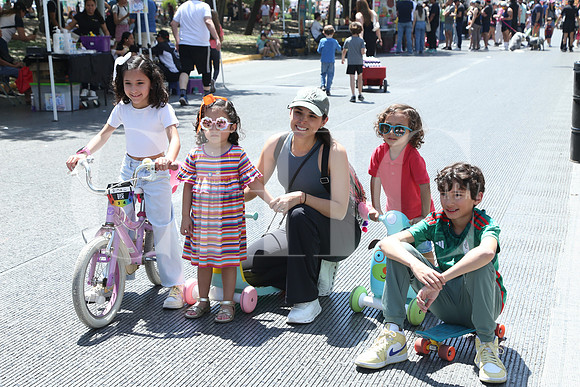 Gina González, Gala González, Gina Maiz, Gabriel González y Gonzalo González 3