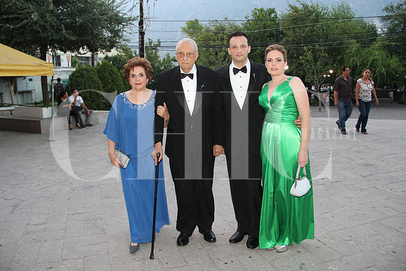 Maria Elena Zambrano de Touché, Jorge Touché, Jorge Touché y Marcela Gómez de Touché