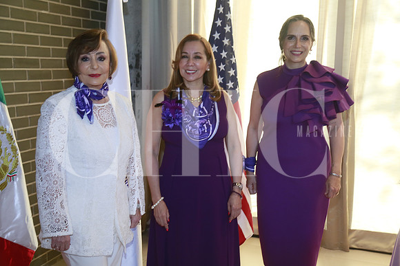 Patricia Herrera, María Elena Orantes y Vero Marcos