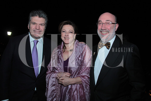 Juan Villalonga, Alicia Serrano y Juan Romero