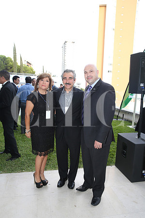 Claudia Chávez de García, Alejandro García y Alberto Elizondo