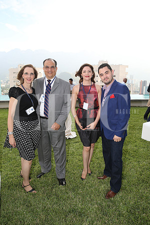 Rosy de Capilla, Carlos Capilla, Brenda Benítez y José Luis Benítez