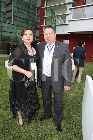 Sandra González y Juan José Elizondo