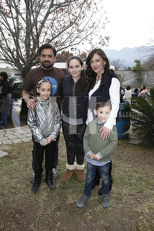 Sergio Gutiérrez, Roberta Gutiérrez, Jessica Tamez de Gutiérrez, Camila Gutiérrez y Sergio Gutiérrez