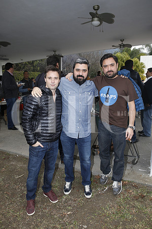 Pablo Leva, Humberto Garza y Sergio Gutiérrez