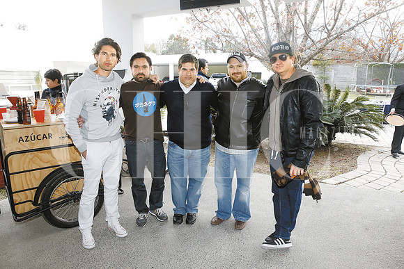 Hernán Junco, Sergio Gutiérrez, César Garza, Américo Ferrara y Rudy Joffroy