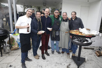 Christian Duthoy, Alberto Sentíes, Alfredo Villanueva, Gualberto Elizondo, José Martínez y Eugenio Elizondo