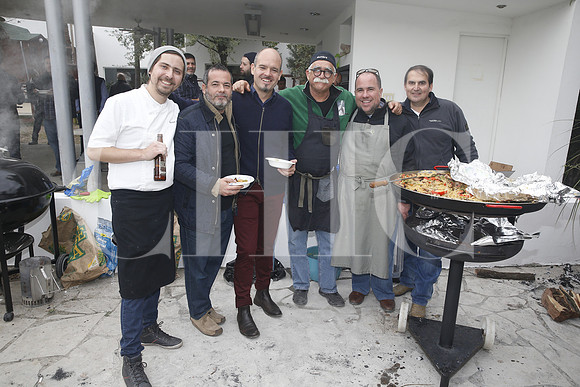 Christian Duthoy, Alberto Sentíes, Alfredo Villanueva, Gualberto Elizondo, José Martínez y Eugenio Elizondo